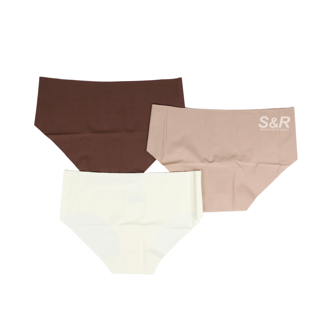 Cotton Tree 3-pack Ultra Seamless Medium Hiphugger Panties